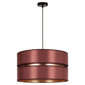 Lampa wisząca Duo tkaninowa miedziana 333578 Lampa wisząca Duo tkaninowa miedziana 333578