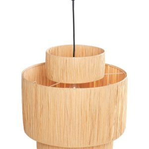 Lampa wisząca duża rafia naturalna Boho 305813 Lampa wisząca duża rafia naturalna Boho 305813