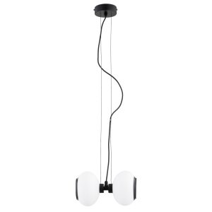 Lampa wisząca DWADA jojo czarna 2xE14x10W wym:90x15x24cm IP20 Alfa 1019057 Lampa wisząca DWADA jojo czarna 2xE14x10W wym:90x15x24cm IP20 Alfa 1019057