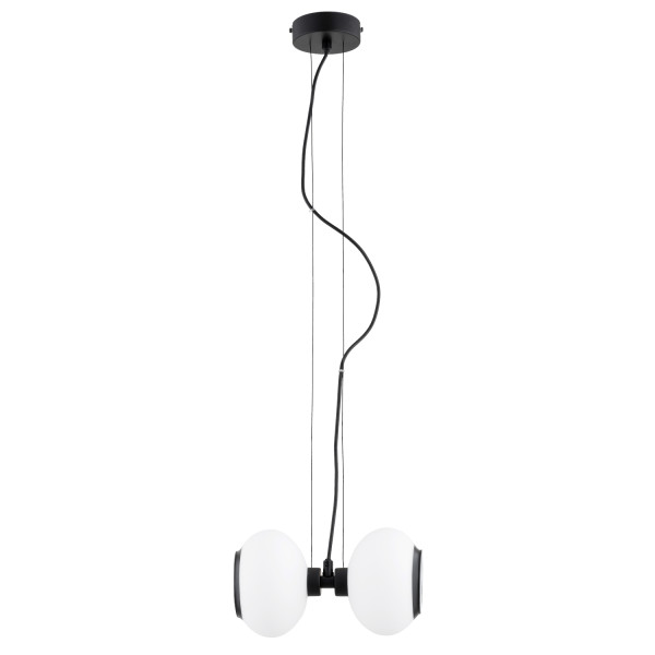 Lampa wisząca DWADA jojo czarna 2xE14x10W wym:90x15x24cm IP20 Alfa 1019057