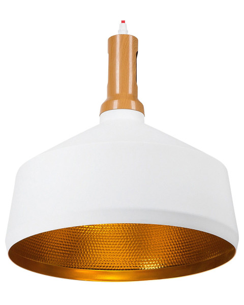 Lampa wisząca dwukolorowa biało-złota 60793