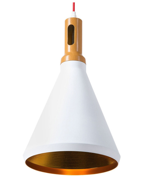 Lampa wisząca dwukolorowa biało-złota 60580