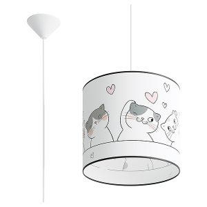 Lampa wisząca dziecięca Cat 30 cm wielokolorowa 328558 Lampa wisząca dziecięca Cat 30 cm wielokolorowa 328558