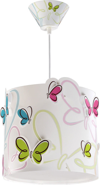 Lampa wisząca dziecięca Motyle E27 1-punkt 26cm 1047784
