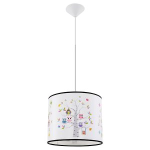 Lampa wisząca dziecięca Sowa 40 cm wielokolorowa 328573 Lampa wisząca dziecięca Sowa 40 cm wielokolorowa 328573