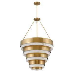 Lampa wisząca Echelon stary mosiądz 8xE14x40W IP20 Quintiesse 1025629 Lampa wisząca Echelon stary mosiądz 8xE14x40W IP20 Quintiesse 1025629