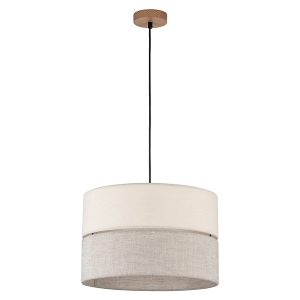 Lampa wisząca Eco 80 cm tkaninowa beżowa 56430 Lampa wisząca Eco 80 cm tkaninowa beżowa 56430