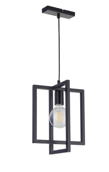 Lampa wisząca Eden czarna 1xE27x15W wym:80x26x18cm IP20 Sigma Lighting 1026966