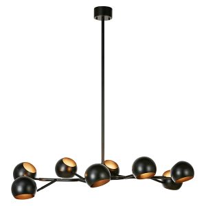 Lampa wisząca Edgar 8-punktowa metalowa czarna 577907 Lampa wisząca Edgar 8-punktowa metalowa czarna 577907