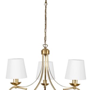 Lampa wisząca EDYLIT glamour złota elegancka 3xE27 AIDA II 7-522 1048787 Lampa wisząca EDYLIT glamour złota elegancka 3xE27 AIDA II 7-522 1048787