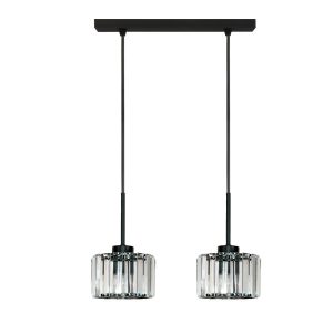 Lampa wisząca EDYLIT kryształowy klosz glamour nad stół 2xE27 OMENA 14-958 1048835 Lampa wisząca EDYLIT kryształowy klosz glamour nad stół 2xE27 OMENA 14-958 1048835