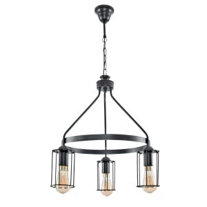 Lampa wisząca EDYLIT loft druciane klosze 3xE27 HAVEL 11-512 1048850 Lampa wisząca EDYLIT loft druciane klosze 3xE27 HAVEL 11-512 1048850