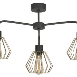 Lampa wisząca EDYLIT loft druciane klosze 3xE27 MARIS 13-832 1048814 Lampa wisząca EDYLIT loft druciane klosze 3xE27 MARIS 13-832 1048814