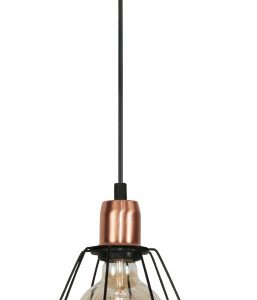 Lampa wisząca EDYLIT loft druciany klosz 1xE27 TARIS 14-505 1048815 Lampa wisząca EDYLIT loft druciany klosz 1xE27 TARIS 14-505 1048815