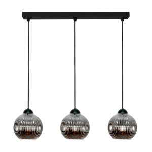 Lampa wisząca EDYLIT nad stół loft grafitowe kule 3xE27 SFERA 15-054 1048849 Lampa wisząca EDYLIT nad stół loft grafitowe kule 3xE27 SFERA 15-054 1048849