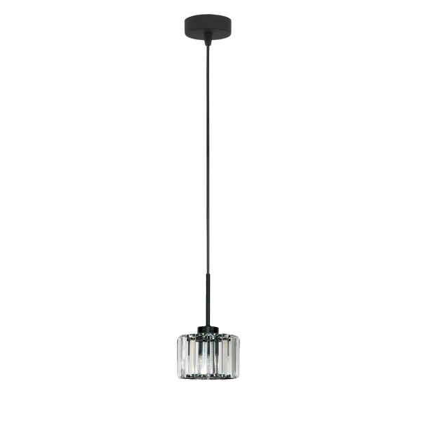 Lampa wisząca EDYLIT zwis kryształkowy klosz glamour 1xE27 OMENA 14-955 1005205