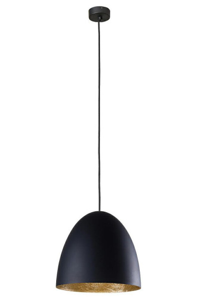 Lampa wisząca EGG czarny-złoty stal E27 150 cm 1071970