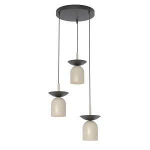 Lampa wisząca EGO beżowa 3xE14x15W wym:120x30x30cm IP20 Emibig 990292 Lampa wisząca EGO beżowa 3xE14x15W wym:120x30x30cm IP20 Emibig 990292