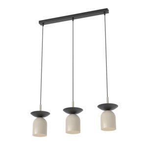 Lampa wisząca EGO beżowa 3xE14x15W wym:120x60x11cm IP20 Emibig 986245 Lampa wisząca EGO beżowa 3xE14x15W wym:120x60x11cm IP20 Emibig 986245