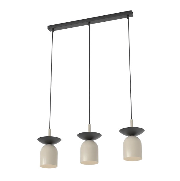 Lampa wisząca EGO beżowa 3xE14x15W wym:120x60x11cm IP20 Emibig 986245