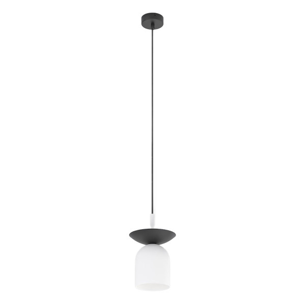 Lampa wisząca EGO czarno-biała 1xE14x15W wym:120x11x11cm IP20 Emibig 990282
