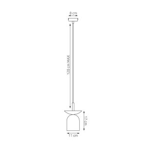 Lampa wisząca EGO szaro-czarna 1xE14x15W wym:120x11x11cm IP20 Emibig 986260 Lampa wisząca EGO szaro-czarna 1xE14x15W wym:120x11x11cm IP20 Emibig 986260