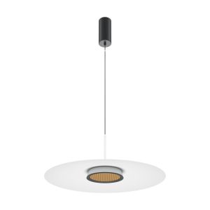 Lampa wisząca El biało-czarna LED 1x12W Ciepła biel 800lm Maytoni 849540 Lampa wisząca El biało-czarna LED 1x12W Ciepła biel 800lm Maytoni 849540