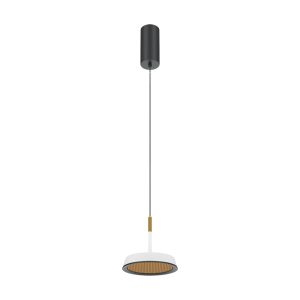 Lampa wisząca El biało-czarna-złota LED 1x12W Ciepła biel 800lm Maytoni 849448 Lampa wisząca El biało-czarna-złota LED 1x12W Ciepła biel 800lm Maytoni 849448