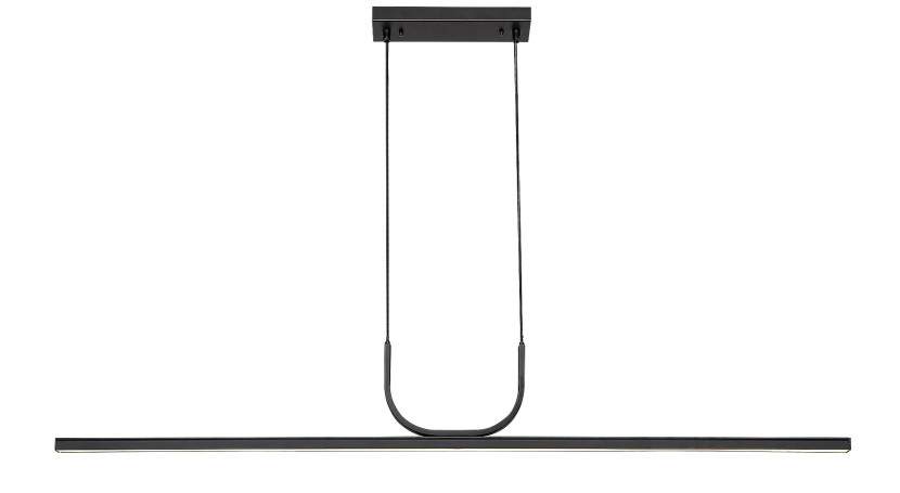 Lampa wisząca Elia czarna matowa-biała LED 1x25W Ciepła biel 1150lm Rabalux 854483