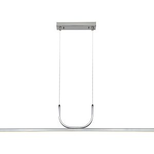 Lampa wisząca Elia LED metalowa srebrna 299683 Lampa wisząca Elia LED metalowa srebrna 299683