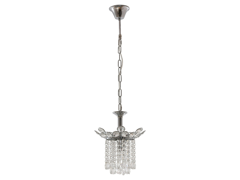 Lampa wisząca Elica stalowa srebrna 190791