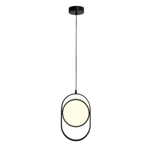 Lampa wisząca ELIPSE M LED czarna 45 cm 744138 Lampa wisząca ELIPSE M LED czarna 45 cm 744138
