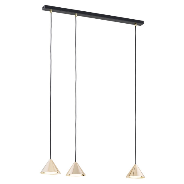 Lampa Wisząca Elit 3 Bl Gold 752418