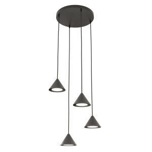 Lampa Wisząca Elit 4 Premium Black 752425