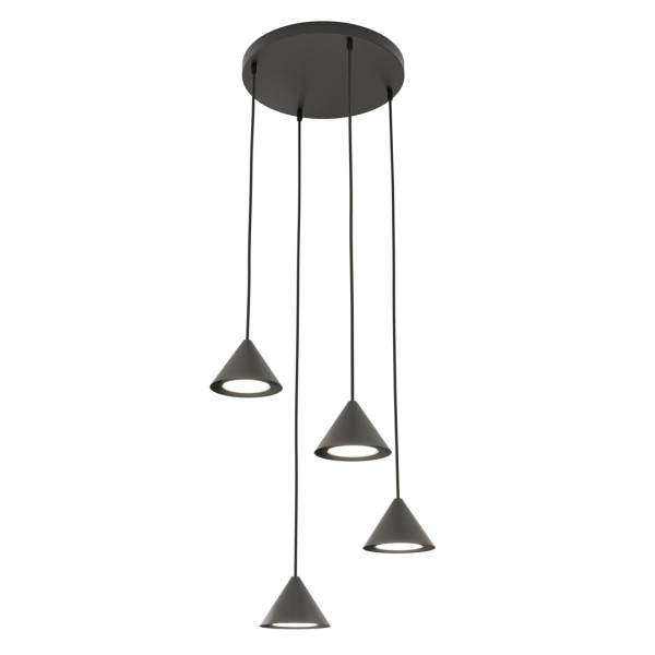 Lampa Wisząca Elit 4 Premium Black 752425