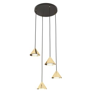 Lampa Wisząca Elit 4 Premium Gold 752427