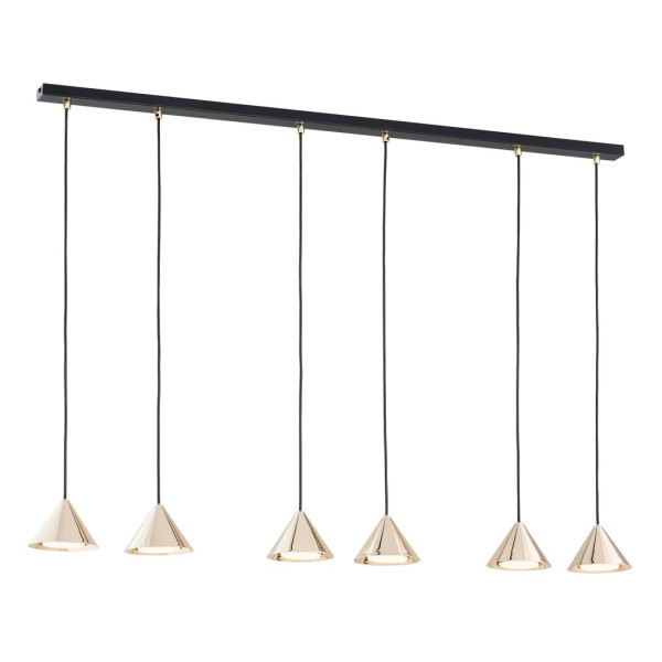 Lampa Wisząca Elit 6 Bl Gold 752437