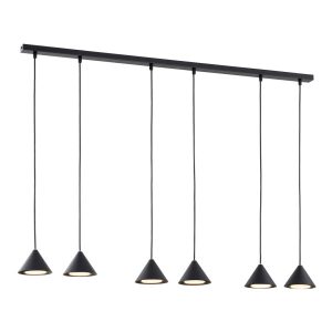 Lampa Wisząca Elit 6 Black 752423