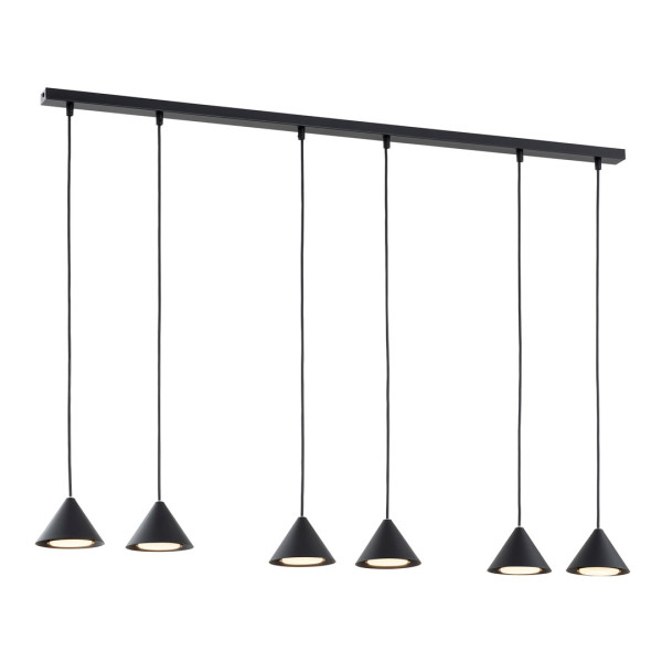 Lampa Wisząca Elit 6 Black 752423