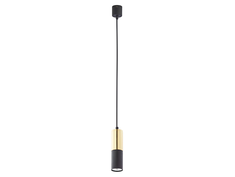 Lampa wisząca Elit metalowa czarno-złota 39493