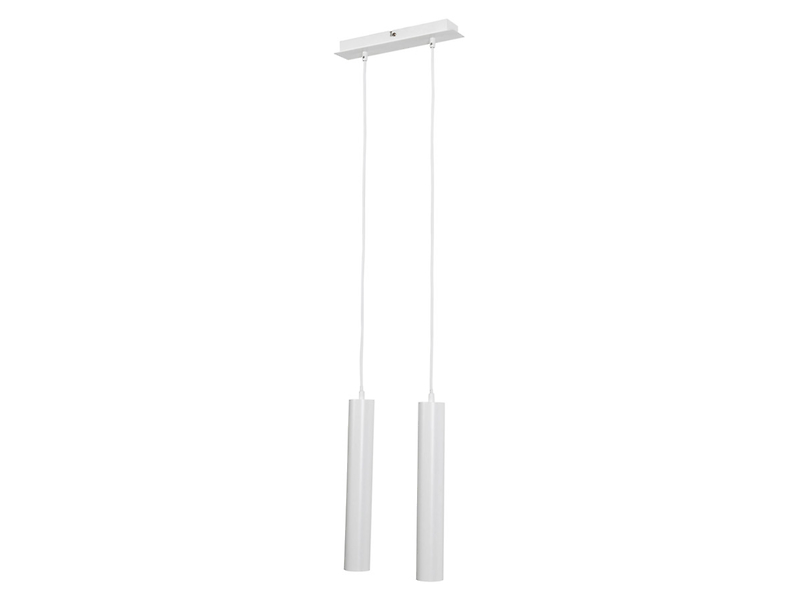 Lampa wisząca Elsa 2-punktowa metalowa biała 39184