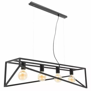 Lampa wisząca ELUVIES czarna 391566