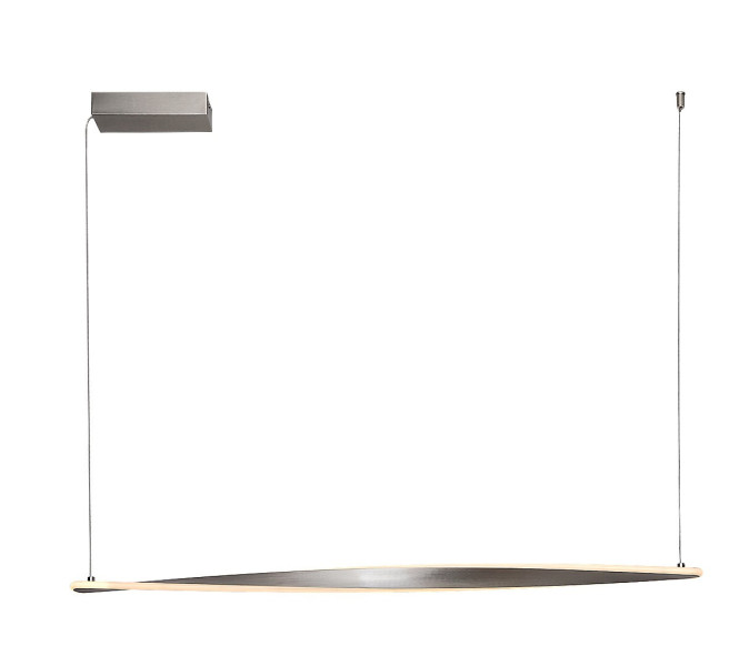 Lampa wisząca ELVIO chrom satynowany-biała LED 1x28W 3000K 2150lm Rabalux 846566