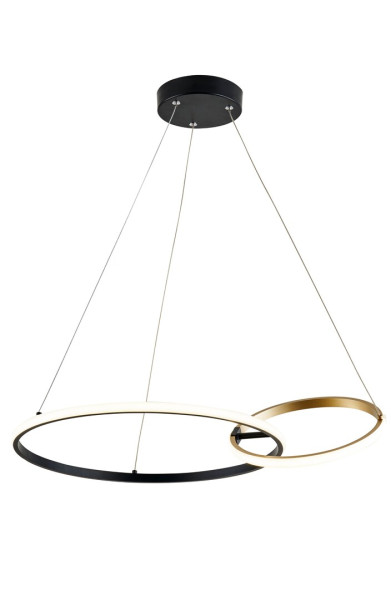 Lampa wisząca EMILION czarno-złota-biała LED 36W 4000K 2150lm IP20 Rabalux 1026882