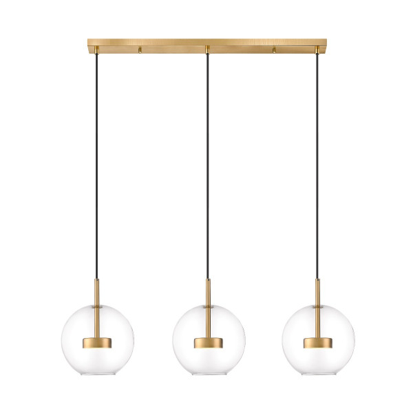 Lampa wisząca ENCELADUS mosiężno-złota LED 3x5W 1500lm Zuma Line 850213