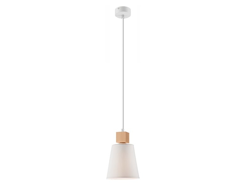 Lampa wisząca Enrico stalowa biała 54695