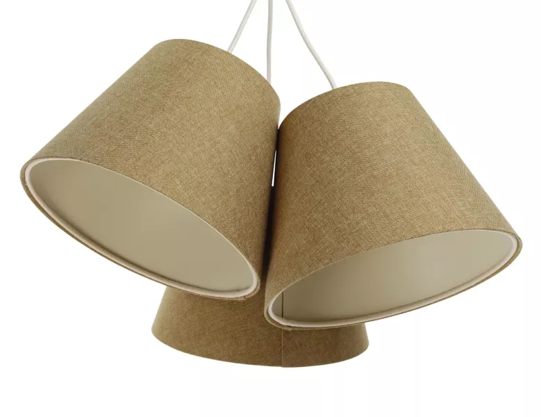 Lampa wisząca ENTURO TRIO żółta 391575