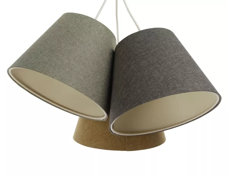 Lampa wisząca ENTURO TRIO żółta/zielona/szara 391424