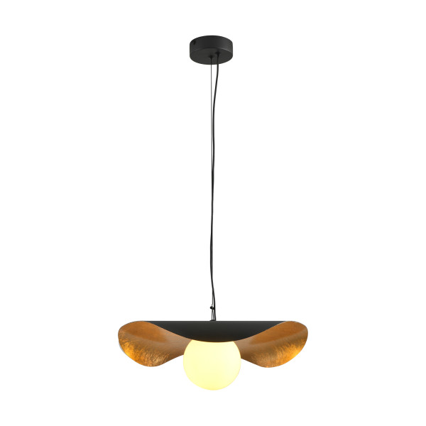 Lampa wisząca ENZO czarno złota 40 cm 749575