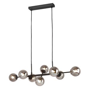 Lampa wisząca Erimida 8-punktowa szklana srebrna 47978 Lampa wisząca Erimida 8-punktowa szklana srebrna 47978